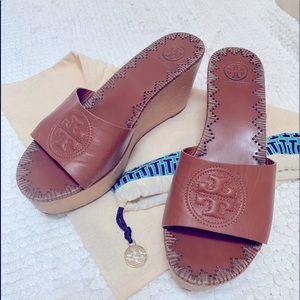 Tory Burch wedge slides